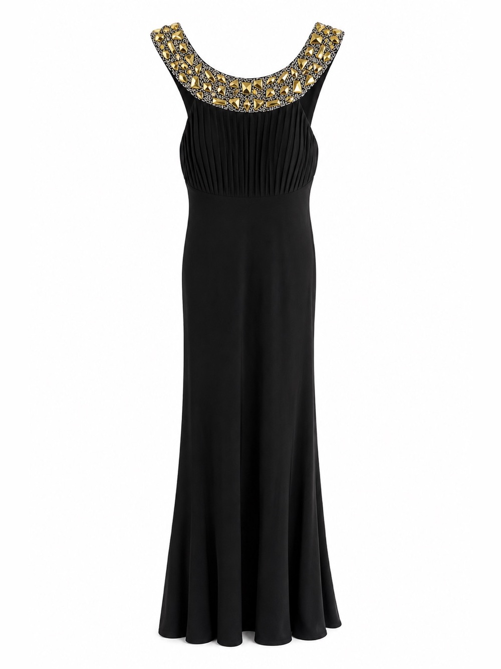 Dave and Johnny Open Back Beaded Embellished Formal Gown - Size 1/2 (US 2)